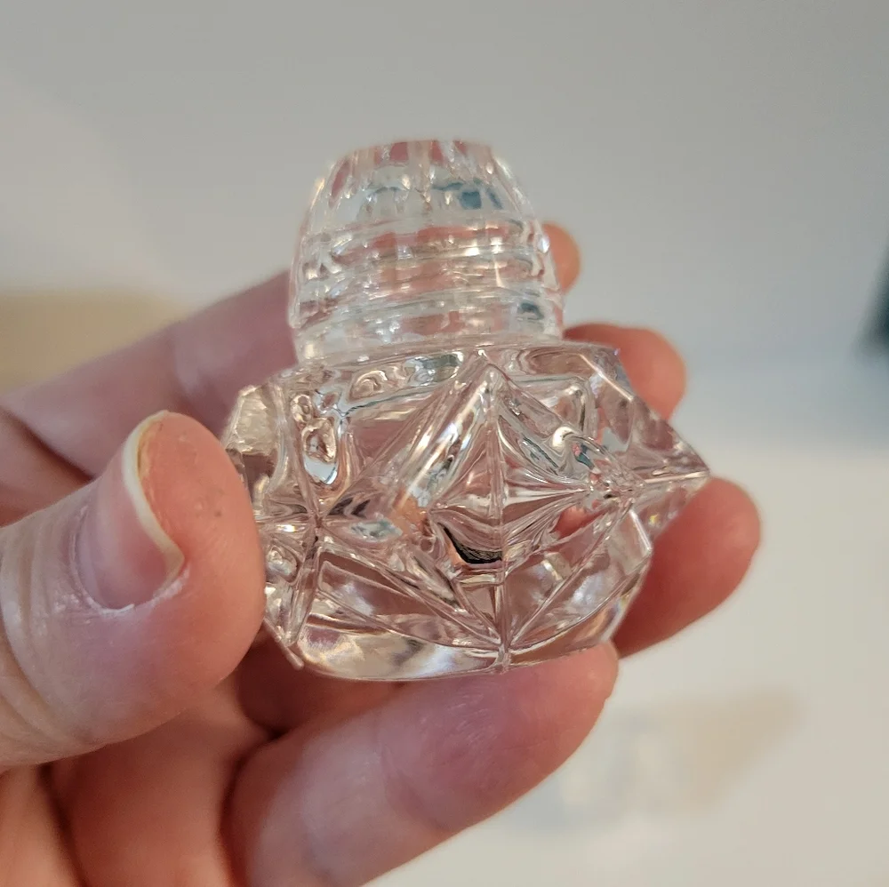 Vintage clear crystal